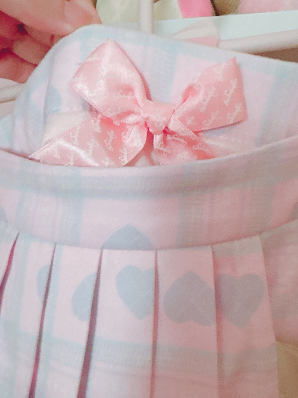 ♡ swankiss heart plaid skirt ♡ - Picture 3 of 4